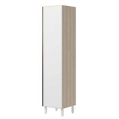 Paneleiro Kali Premium 1 Porta 3 Prateleiras MDF 50CM Bianco Toq Branco