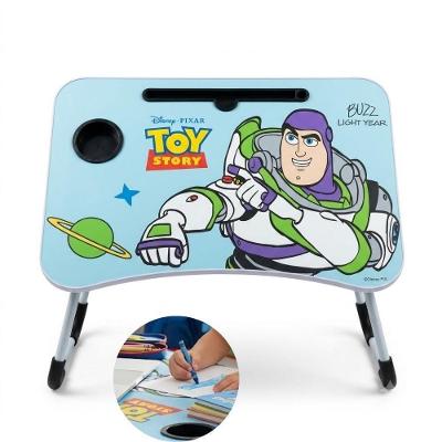 Mesa de Atividades Dobrável Infantil Toy Story Porta Notebook Estudo MDF Disney 60CM