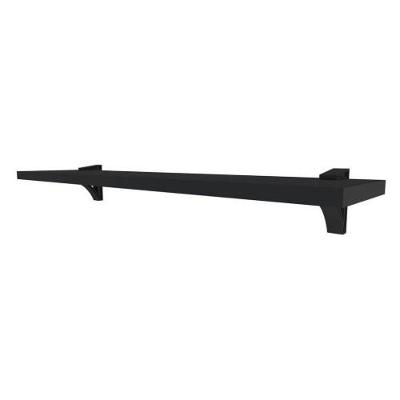 Prateleira Multivisão Retangular MDP Fixação Parafuso Preta UV 60CM