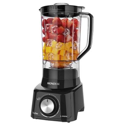 Liquidificador Mondial L-900 Fb 900W 2,7L Turbo Pulso Autolimpeza 5 Velocidades Preto 110V