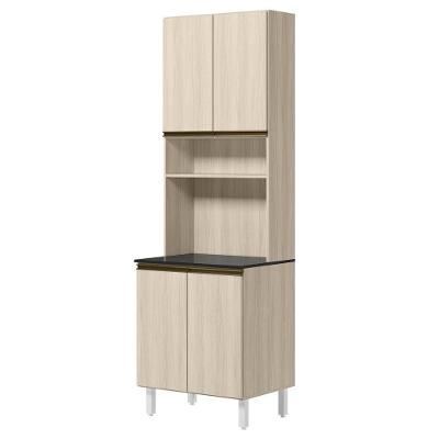 Paneleiro Kali Premium 4 Portas 3 Prateleiras MDF 70CM Bianco Toq