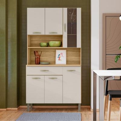 Armário de Cozinha Golden 6 Portas 1 Gaveta MDP 90CM Kit's Paraná