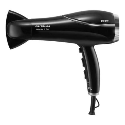 Secador de Cabelo BSC2150 2100W Tecnologia Iônica 3 Temperaturas Preto Britânia Bivolt