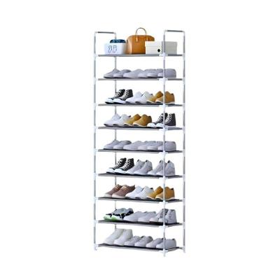 Sapateira Vertical Sapateira 9 Prateleiras Organizador Multiuso Estrutura Reforçada Branco