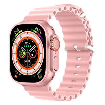 Smartwatch Aquilae T800 Series 9 Ultra Tela 1,85 Monitoramento Frequência Cardíaca Pressão Arterial