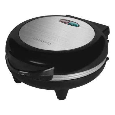 Omeleteira Elétrica Redonda Mr Cheff AOIP01I-02 Inox Preto 800W 220V Agratto