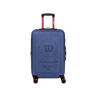 Mala de Viagem 80L ABS Cadeado com Segredo Numérico Embutido Zíper Azul Wilson