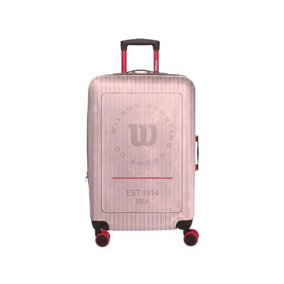 Mala de Bordo 50L ABS Cadeado com Segredo Embutido Zíper Wilson 360 Anac Rosê Wilson