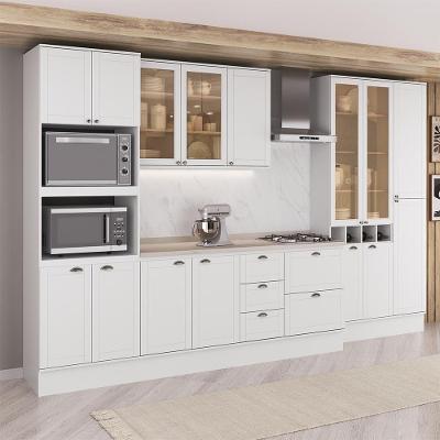 Cozinha Milla Eva 15 Portas 5 Gavetas MDF 360CM Móveis Carraro