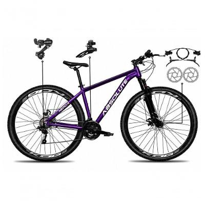 Bicicleta Mountain Bike Nero 6 Aro 29 Alumínio 21 Marchas Disco Hidráulico Absolute