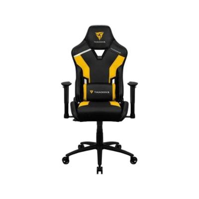 Cadeira Gamer TC3 Bumblebee Thunderx3 Couro Sintético AIR Tech Rotação 360 Graus Amarelo