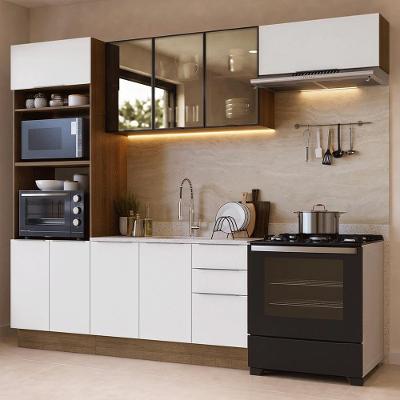 Cozinha Completa Stella 9 Portas 3 Gavetas MDP 270CM Madesa