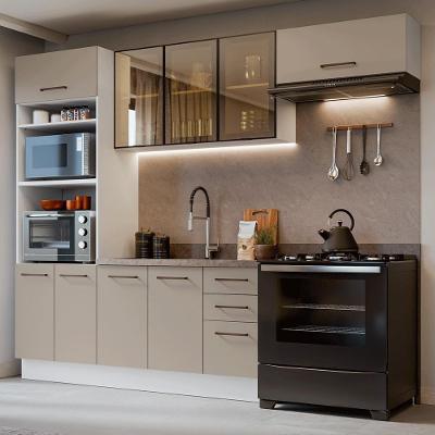 Cozinha Completa Agata 9 Portas 3 Gavetas MDP 270CM Madesa