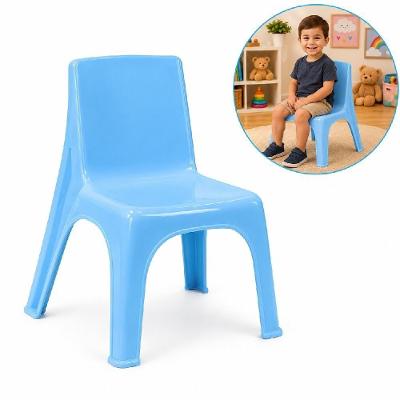 Cadeira Poltrona Encosto Escolar Didatica Empilhavel Azul Yeet Poltrona Infantil Injeplastec