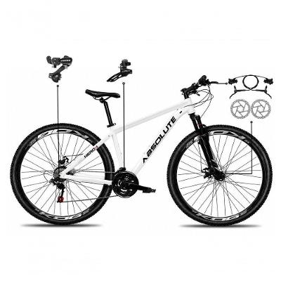 Bicicleta Mountain Bike Nero 6 Aro 29 Quadro Alumínio 21 Marchas Disco Hidráulico Absolute Adulto