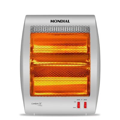 Aquecedor Halógeno Comfort Air A-09 800W Portátil Silencioso Branco Mondial 220V
