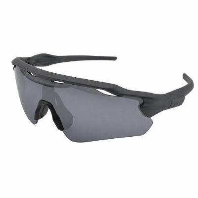 Óculos Esportivo UV400 Tudo em Caixa Ciclista Policarbonato Único Cinza Grafite Unissex