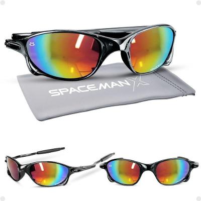 Óculos de Sol Masculino Orizom Spaceman X Acetato Único Preto com Case