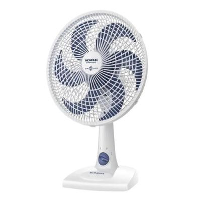 Ventilador de Mesa Mondial 30CM 6 Pás 3 Velocidades Branco Azul Escuro Super Power 220V