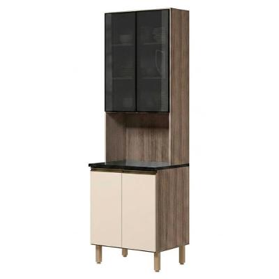 Paneleiro Kali Premium 4 Portas MDF 70CM Carvalho Toq Off White Nicioli Móveis