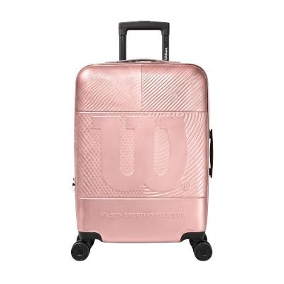 Mala de Viagem 50L ABS Chicago com Cadeado Zíper Rosê Wilson