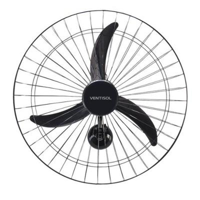 Ventilador de Parede Ventisol 150W 60CM 3 Pás Preto New Premium 3 Velocidades 220V
