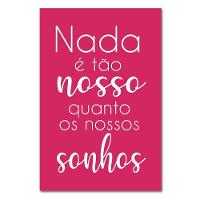 Kit Placas Quadros Decorativos 3 pçs MDF 20x30 Coração Rosa - 8