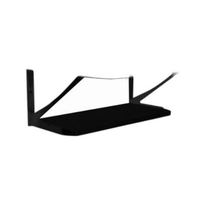Kit Prateleiras Decore Retangular MDP Preto Multivisão 3 Peças