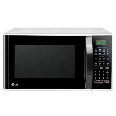 Micro-ondas de Bancada LG MS3091BC 30L Branco com Easyclean e Função Eco On 220V