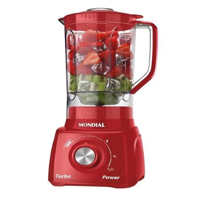 Liquidificador Mondial Turbo Power L-99 FR 550W 2,2L 3 Velocidades Vermelho 110V
