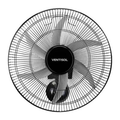 Ventilador de Parede Ventisol 200W 50CM 6 Pás 3 Velocidades Cinza Turbo 6 Steel Bivolt