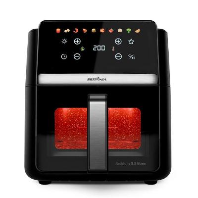 Fritadeira Air Fryer Britânia BAF95A 9,5L 1800W Painel Digital Inox 220V