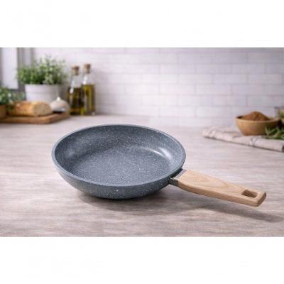 Frigideira Max Chefe Wood Antiaderente Alumínio Cerâmico 20CM 2L Cinza Fratelli
