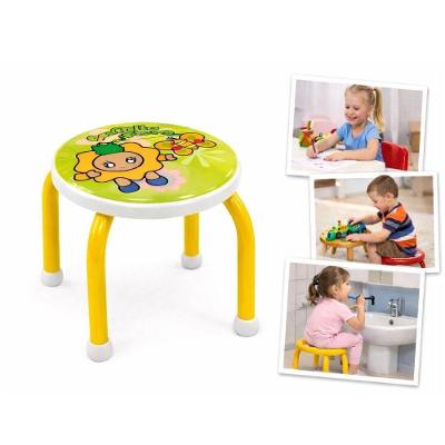 Banquinho Infantil Colorido para Estudos e Brincadeiras Metal Resistente Yeet