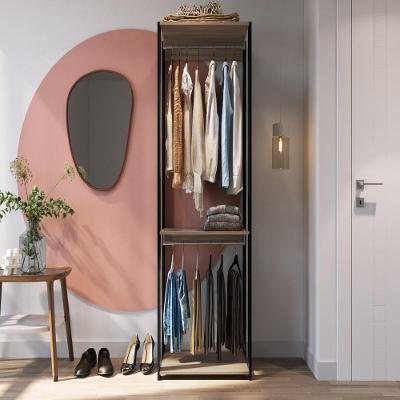 Guarda Roupa Closet CRPRO-CLO003 2 Prateleiras MDP 60CM Preto Multimóveis