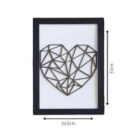 Kit Com 3 Quadros Personalizados Em Mdf (33x24,5) Kit 3 Quadros 1 - Preto - 3