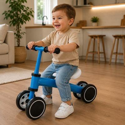 Bicicleta Infantil de Equilíbrio Azul para Crianças a Partir de 1 Ano