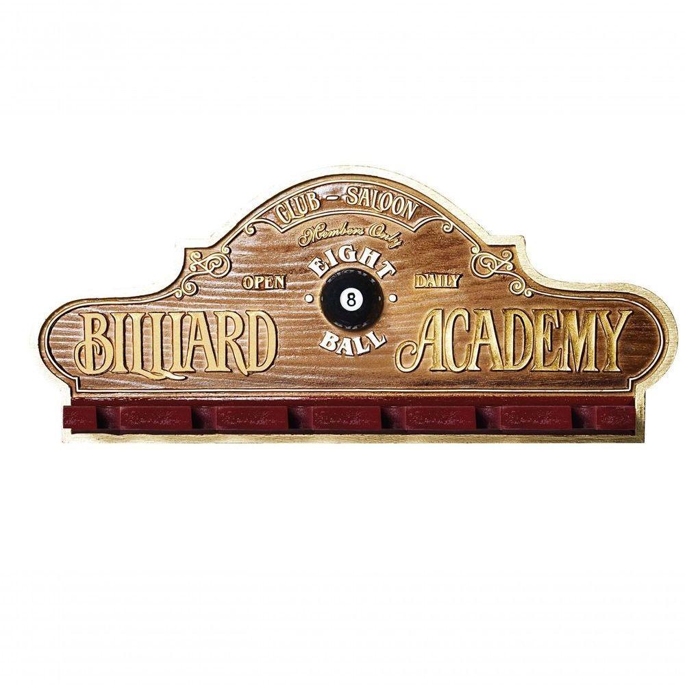 Placa Decorativa Suporte Copos, Porta-espetos - Billiard - 1