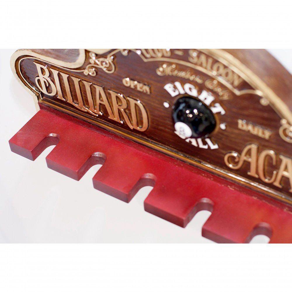 Placa Decorativa Suporte Copos, Porta-espetos - Billiard - 2