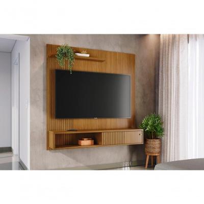 Painel para TV Aurora 65" 160CM MDF-MDP Marrom Madetec Móveis