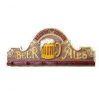 Placa Decorativa Suporte Copos, Porta-espetos - Beer Ales - 1