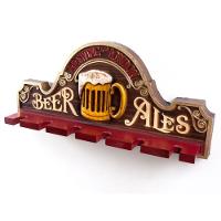 Placa Decorativa Suporte Copos, Porta-espetos - Beer Ales - 4