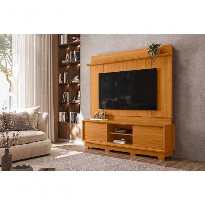 Painel para TV Siena Até 75" 183CM MDF Marrom Madetec Móveis