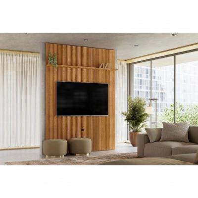 Painel New Interlagos para TV Até 65" 179CM MDP MDF Marrom Madetec Móveis
