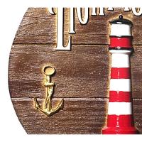 Placa Decorativa De Parede Em Resina - Light House - 5