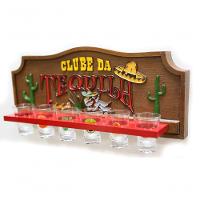 Placa Decorativa Clube Da Tequila + Copos - 3
