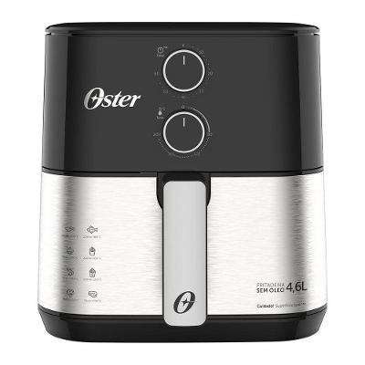 Fritadeira Air Fryer Oster OFRT520-127 4,6L 1500W Multifunção Inox 110V