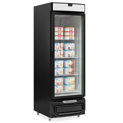 Freezer Vertical Ar Forçado Gelopar GFI57LP Semiautomático 572L Inverter com LED Preto 220V