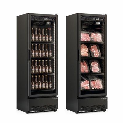 Cervejeira Vertical Gelopar GCBC45CB 445L Vidro Duplo All Black Preto 220V
