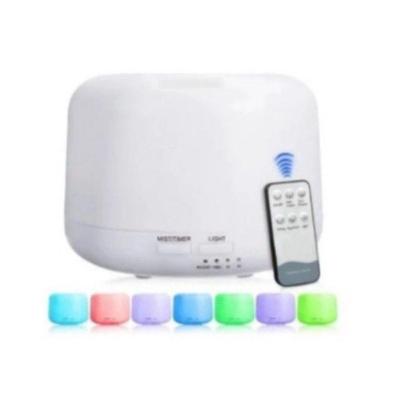 Aromatizador Umidificador de Ar 300ml com Difusão Ultrassônica LED 7 Cores Marrom